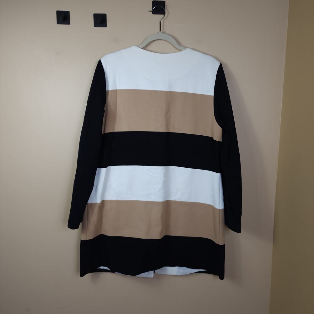 Chico's Colorblock Statement Long Length Jacket S… - image 6